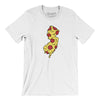 New Jersey Pizza State Men/Unisex T-Shirt-White-Allegiant Goods Co. Vintage Sports Apparel
