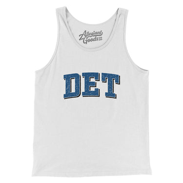 Det Varsity Men/Unisex Tank Top-Allegiant Goods Co. Vintage Sports Apparel