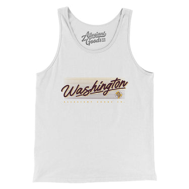 Washington Retro Men/Unisex Tank Top-Allegiant Goods Co. Vintage Sports Apparel