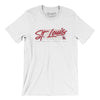 St. Louis Retro Men/Unisex T-Shirt-White-Allegiant Goods Co. Vintage Sports Apparel