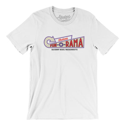 Shaheen's Fun-O-Rama Amusement Park Men/Unisex T-Shirt-White-Allegiant Goods Co. Vintage Sports Apparel