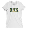 Oak Varsity Women's T-Shirt-White-Allegiant Goods Co. Vintage Sports Apparel