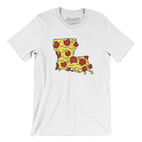 Louisiana Pizza State Men/Unisex T-Shirt-Allegiant Goods Co. Vintage Sports Apparel