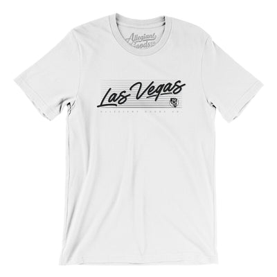 Las Vegas Retro Men/Unisex T-Shirt-White-Allegiant Goods Co. Vintage Sports Apparel