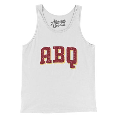 ABQ Varsity Men/Unisex Tank Top-Allegiant Goods Co. Vintage Sports Apparel