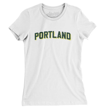 Portland Varsity Women's T-Shirt-Allegiant Goods Co. Vintage Sports Apparel