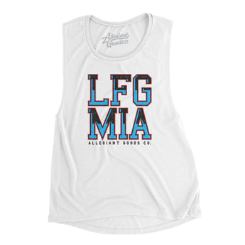 Lfg Mia Women's Flowey Scoopneck Muscle Tank-Allegiant Goods Co. Vintage Sports Apparel