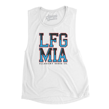Lfg Mia Women's Flowey Scoopneck Muscle Tank-Allegiant Goods Co. Vintage Sports Apparel
