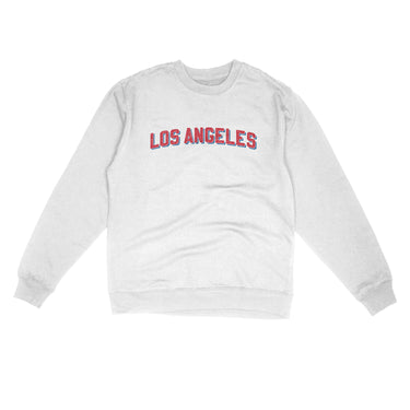 Los Angeles Varsity Midweight Crewneck Sweatshirt-Allegiant Goods Co. Vintage Sports Apparel