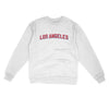 Los Angeles Varsity Midweight Crewneck Sweatshirt-White-Allegiant Goods Co. Vintage Sports Apparel