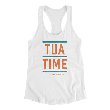 Tua Time Women's Racerback Tank-Allegiant Goods Co. Vintage Sports Apparel