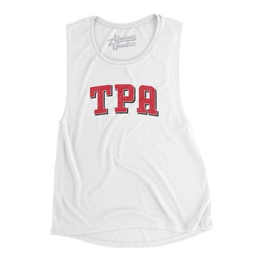 TPA Varsity Women's Flowey Scoopneck Muscle Tank-Allegiant Goods Co. Vintage Sports Apparel