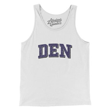 Den Varsity Men/Unisex Tank Top-Allegiant Goods Co. Vintage Sports Apparel