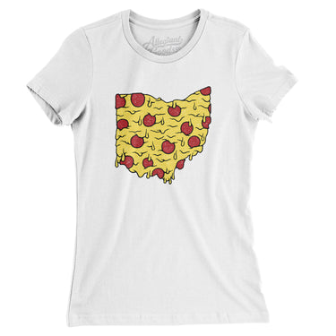 Ohio Pizza State Women's T-Shirt-Allegiant Goods Co. Vintage Sports Apparel