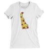Delaware Pizza State Women's T-Shirt-White-Allegiant Goods Co. Vintage Sports Apparel