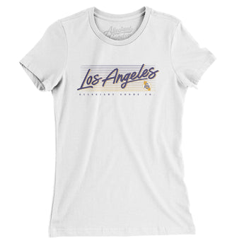 Los Angeles Retro Women's T-Shirt-Allegiant Goods Co. Vintage Sports Apparel