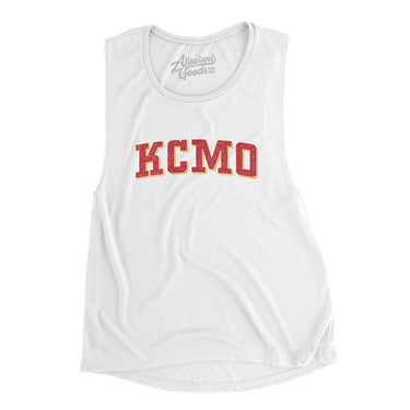Kcmo Varsity Women's Flowey Scoopneck Muscle Tank-Allegiant Goods Co. Vintage Sports Apparel