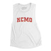 Kcmo Varsity Women's Flowey Scoopneck Muscle Tank-White-Allegiant Goods Co. Vintage Sports Apparel
