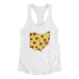Ohio Pizza State Women's Racerback Tank-Allegiant Goods Co. Vintage Sports Apparel