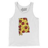 Alabama Pizza State Men/Unisex Tank Top-Allegiant Goods Co. Vintage Sports Apparel