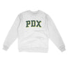 Pdx Varsity Midweight Crewneck Sweatshirt-White-Allegiant Goods Co. Vintage Sports Apparel