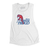 We're Talking Proud Women's Flowey Scoopneck Muscle Tank-Allegiant Goods Co. Vintage Sports Apparel