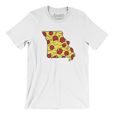Missouri Pizza State Men/Unisex T-Shirt-Allegiant Goods Co. Vintage Sports Apparel