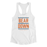 Bear Down Women's Racerback Tank-Allegiant Goods Co. Vintage Sports Apparel