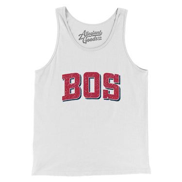 BOS Varsity Men/Unisex Tank Top-Allegiant Goods Co. Vintage Sports Apparel