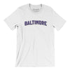 Baltimore Varsity Men/Unisex T-Shirt-White-Allegiant Goods Co. Vintage Sports Apparel