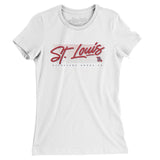 St. Louis Retro Women's T-Shirt-Allegiant Goods Co. Vintage Sports Apparel