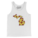 Michigan Pizza State Men/Unisex Tank Top-Allegiant Goods Co. Vintage Sports Apparel