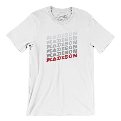Madison Vintage Repeat Men/Unisex T-Shirt-White-Allegiant Goods Co. Vintage Sports Apparel