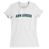 Ann Arbor Varsity Women's T-Shirt-Allegiant Goods Co. Vintage Sports Apparel
