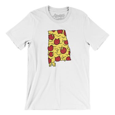 Alabama Pizza State Men/Unisex T-Shirt-Allegiant Goods Co. Vintage Sports Apparel
