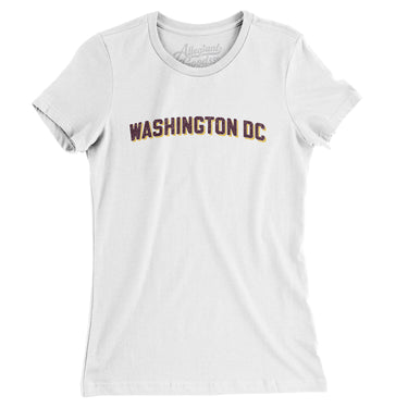 Washington Dc Varsity Women's T-Shirt-Allegiant Goods Co. Vintage Sports Apparel