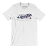 Houston Retro Men/Unisex T-Shirt-White-Allegiant Goods Co. Vintage Sports Apparel