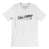 San Antonio Retro Men/Unisex T-Shirt-White-Allegiant Goods Co. Vintage Sports Apparel