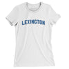 Lexington Varsity Women's T-Shirt-White-Allegiant Goods Co. Vintage Sports Apparel