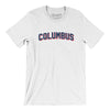 Columbus Varsity Men/Unisex T-Shirt-White-Allegiant Goods Co. Vintage Sports Apparel