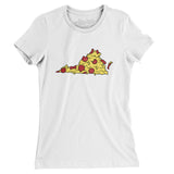 Virginia Pizza State Women's T-Shirt-Allegiant Goods Co. Vintage Sports Apparel