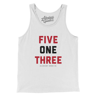 Cincinnati 513 Men/Unisex Tank Top-Allegiant Goods Co. Vintage Sports Apparel