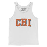 Chi Varsity Men/Unisex Tank Top-White-Allegiant Goods Co. Vintage Sports Apparel