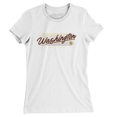 Washington Retro Women's T-Shirt-Allegiant Goods Co. Vintage Sports Apparel