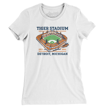 Tiger Stadium Women's T-Shirt-Allegiant Goods Co. Vintage Sports Apparel