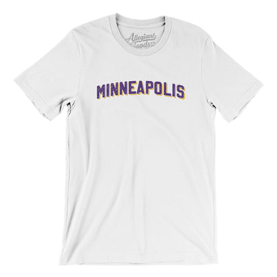 Minneapolis Varsity Men/Unisex T-Shirt-White-Allegiant Goods Co. Vintage Sports Apparel