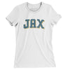 Jax Varsity Women's T-Shirt-White-Allegiant Goods Co. Vintage Sports Apparel