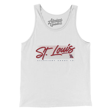 St. Louis Retro Men/Unisex Tank Top-Allegiant Goods Co. Vintage Sports Apparel