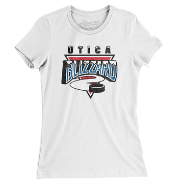 Utica Blizzard Women's T-Shirt-Allegiant Goods Co. Vintage Sports Apparel