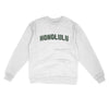 Honolulu Varsity Midweight Crewneck Sweatshirt-White-Allegiant Goods Co. Vintage Sports Apparel